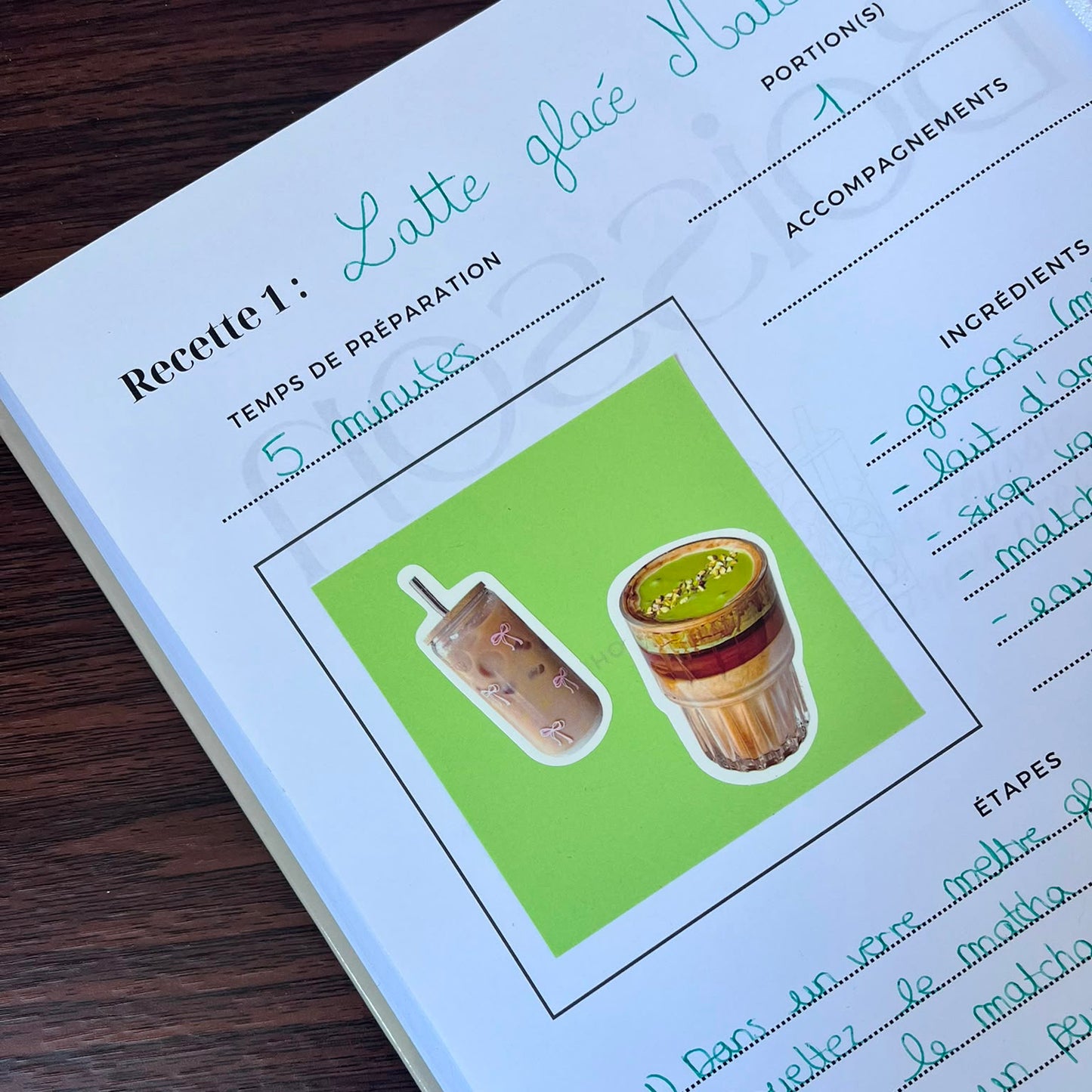 Mon livre de recettes